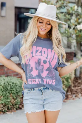 Arizona Desert Vibes Grey Comfort Colors Graphic Tee