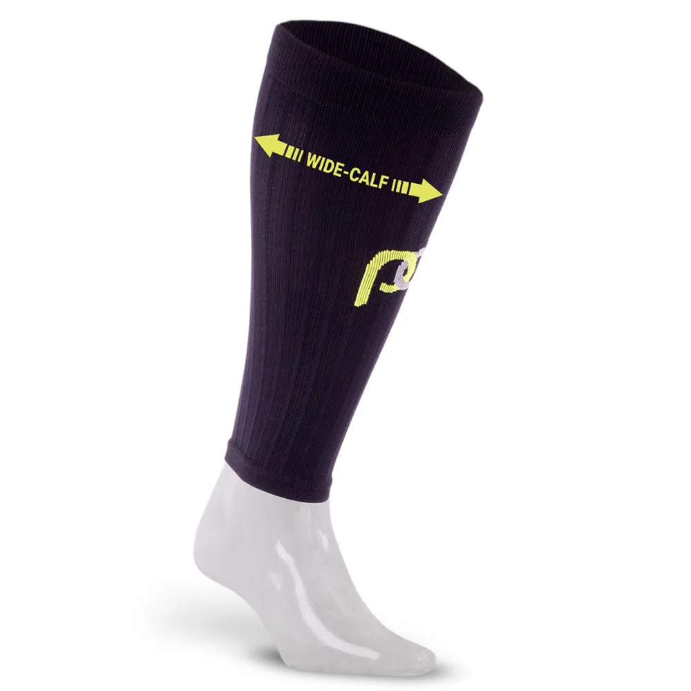 Calf Sleeves, Black (Wide-Calf)