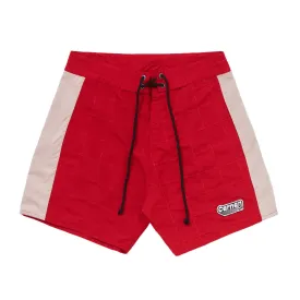 CARNAN - Chessboard Boardshort "Red"