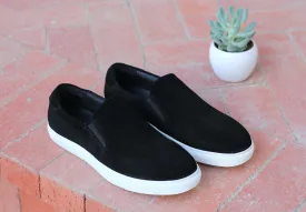 Carrucci by Maurice Suede Slip-On Sneaker Black