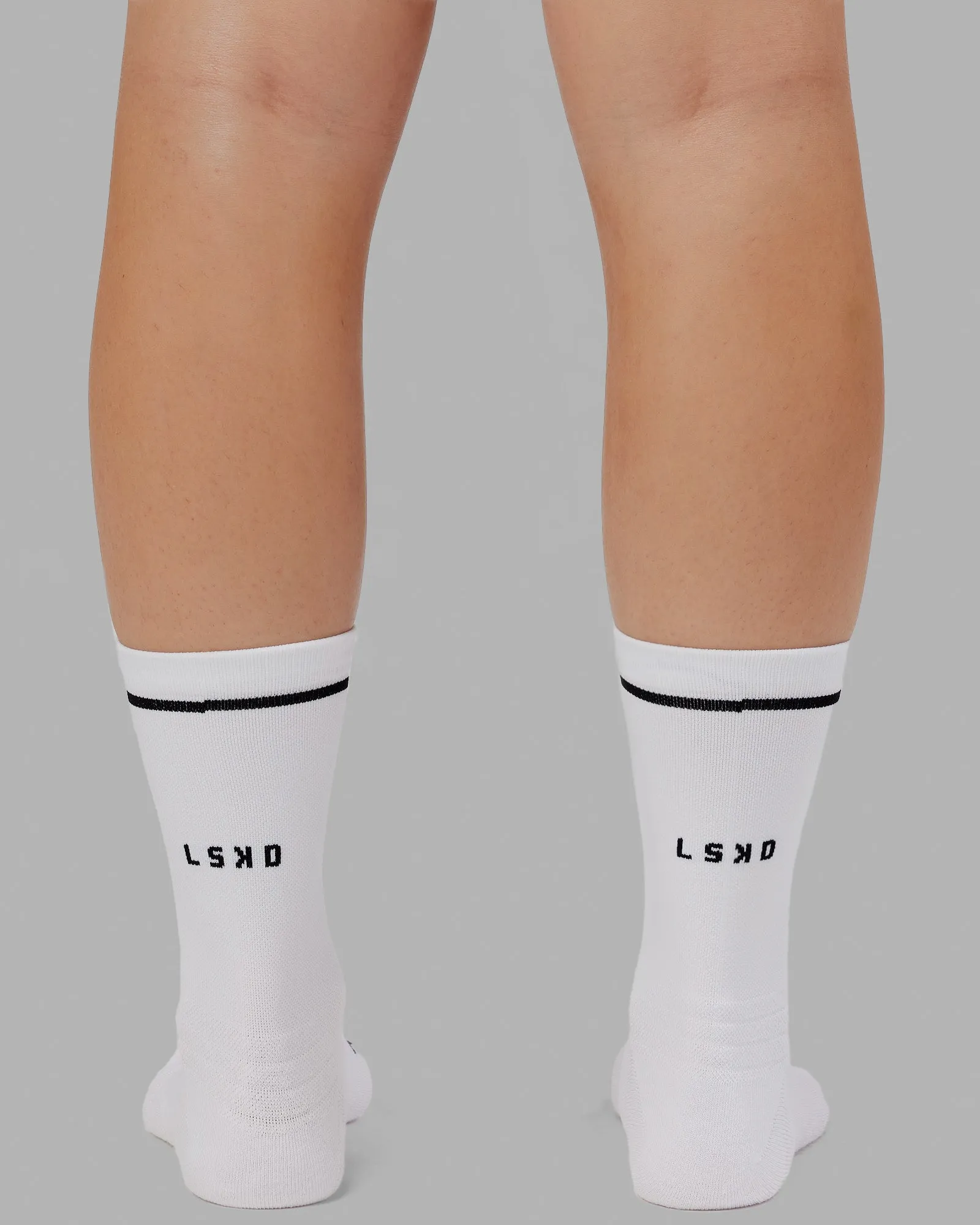 Fast Performance Crew Socks - White