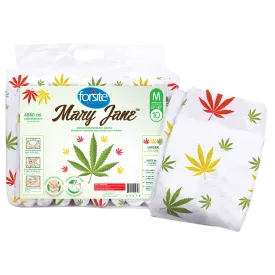 Forsite Mary Jane Printed Adult Diapers