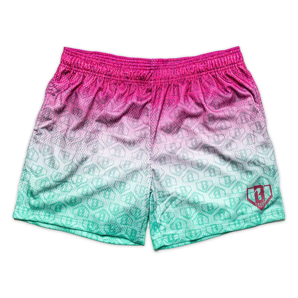 Gradient Shorts - Watermelon